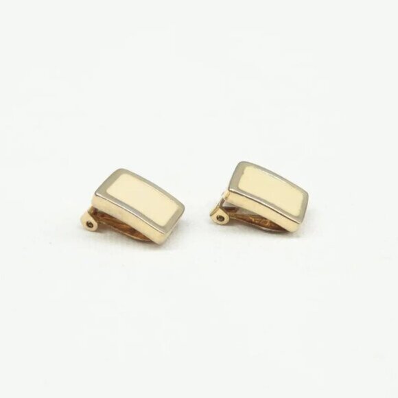 100% Authentic DIOR Gold-Tone Metal Clip-On Earrings 243-092924 - Picture 10 of 10